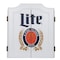 Trademark Gameroom Vintage Miller Lite Dartboard Set with Chalk Board Scoreboads ML7000-WHT - alternate 1